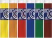 Haza 6x Crepe papier gekleurd basis pakket 250 x 50 cm