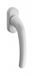 THIRARD Poignée de porte Béquille, axe 7 mm, Laqué, Blanc, Aluminium