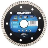 Graphite 57H872 Diamantschijf 200x22x6,0x1,6mm, Turbo Super Dun, MPA EN13236