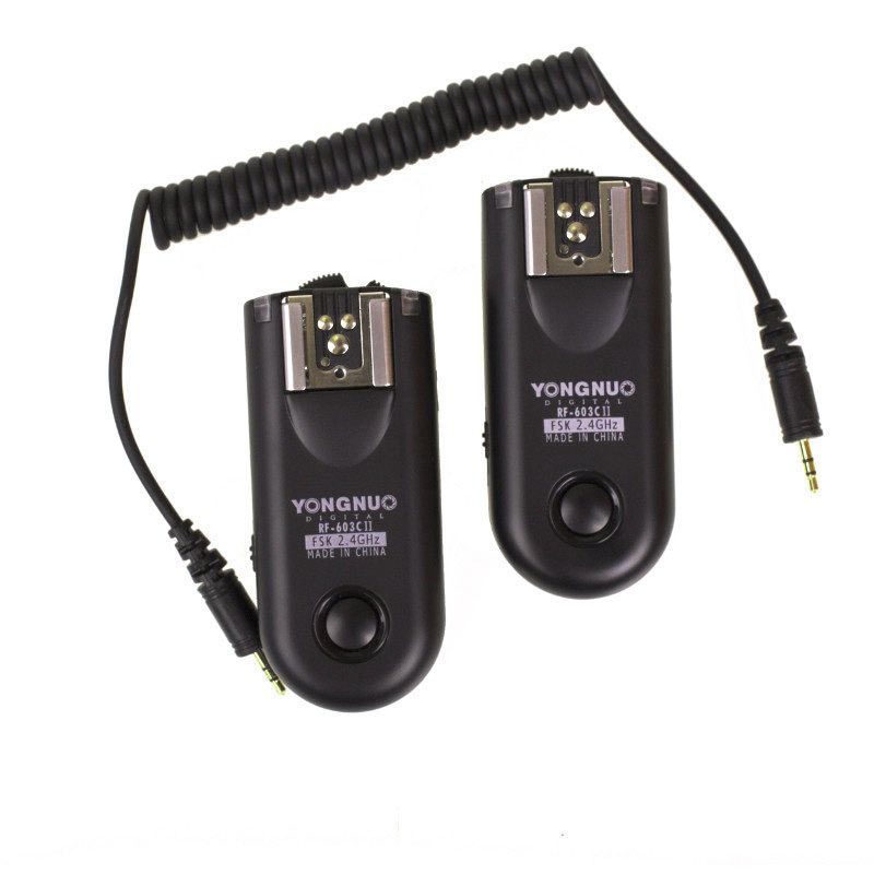 YongNuo RF-603 IIC1 Wireless Flash Trigger Set voor Canon