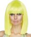 Smiffys Glam Neon Pruik Geel