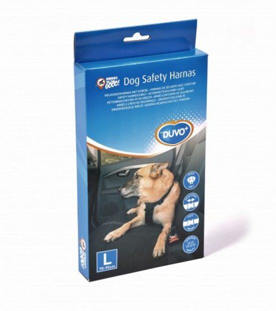 Duvo Veiligheidsharnas hond auto l 70-95cm