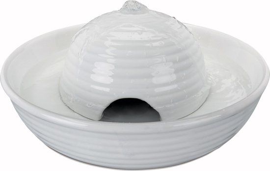 Trixie Vital Flow Mini Drinkfontein - Wit - 800 ML - Keramiek