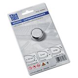 ALCO-Albert - Superkrachtmagneet Ø 25 mm x 8 mm, zilver