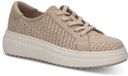Caprice Dames Sneaker 9-23710-46 G-breedte Beige Leer/Textiel Maat 37