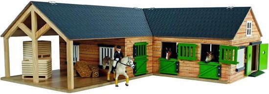 Kids Globe Farming Houten Paardenstal 68x77x27 cm