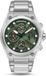 Police Airflow Heren Polshorloge Groen Stalen Band 43mm