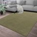TT Home Vloerkleed pour le salon, vert clair, 200 x 200 cm | Tapis moderne et moelleux, facile d'entretien et antidérapant, idéal pour le salon, la chambre, la chambre d'enfant et le couloir