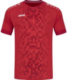 Jako Pixel Shirt Korte Mouw Kinderen - Sportrood | Maat: 140