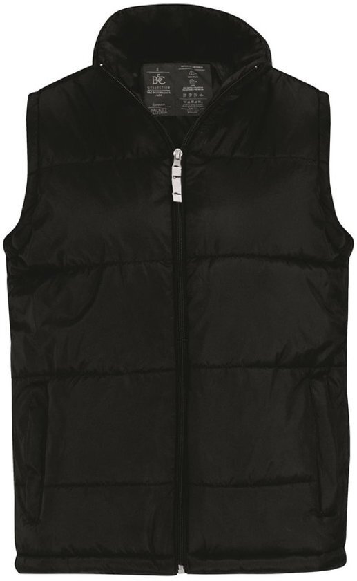 B&C Zwarte bodywarmer voor heren 2XL 56