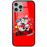 ERT GROUP mobiel telefoonhoesje voor Huawei MATE 10 origineel en officieel erkend Disney patroon Mickey and Minnie 012 gemaakt van gehard glas, beschermhoes