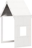 vidaXL - Kinderbedhuisje - 60x89x134,5 - cm - massief - grenenhout - wit