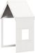 vidaXL - Kinderbedhuisje - 60x89x134,5 - cm - massief - grenenhout - wit
