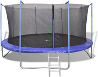 vidaXL Trampolineset 5-delig 3,66 m