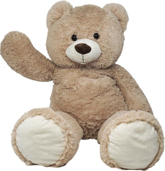 Pirox Toys JollyPluche Knuffelbeer - Licht Bruin - 100 cm