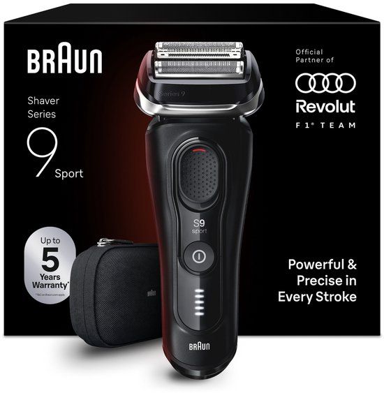 Braun Series 9 Sport Elektrisch Scheerapparaat - 9110s - Zwart