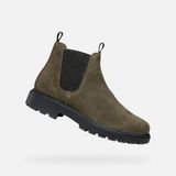 GEOX SPHERICA EC7 Heren Enkellaarzen Militair Groen Maat 43