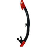 Scubapro Spectra Dry - Droog snorkel met ventiel (New Edition) (kleur: rood/zwart)