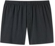 SCHIESSER Cotton Casuals boxer (1-pack) - heren boxershort jersey zwart met patroon