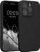 kwmobile telefoonhoesje geschikt voor Apple iPhone 14 Pro - TPU backcover met siliconen coating - Smartphone case in zwart