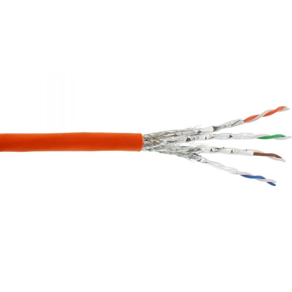 InLine 4043718208074 netwerkkabel Oranje 50 m Cat7a S/FTP
