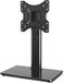 Universel draaibare tv-standaard basis tafelblad - Hoogte verstelbaar - Gehard glas basis max 30 kg