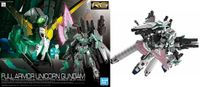 Merkloos Bandai Gundam: Real Grade - Full Armor Unicorn Gundam 1:144 Model Kit