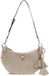 GUESS Katie Convertible Shoulder Bag Creme White