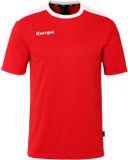Kempa sportshirt Emotion 27 korte mouw katoen Rot/Weiß