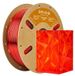 PETG filament imprimante 3D - 1,75 mm - Rouge transparent - 1 kg