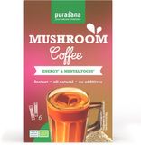 Purasana Coffee Mushroom BIO - 6 x 6 x 3 gr - Voordeelverpakking