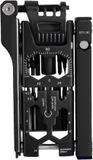 Merkloos / Sans marque Wan GmbH Fiets reparatiesleutel - Multitool fiets - Onderhoud onderweg - 26 functies - 105 mm lengte - Zwart