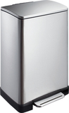 EKO - Europe EKO E-Cube Step Bin - 40L Stainless Steel Rectangular Pedal Bin