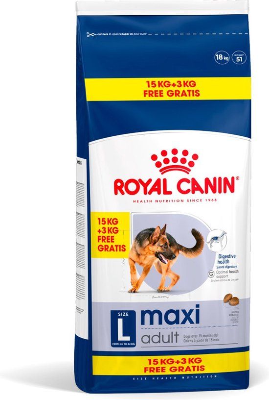 Royal Canin Size Royal Canin Maxi Adult - Hondenvoer - 18 kg Bonusbag
