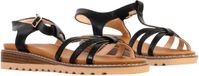 Super Mode He Valentine Sandalen met bandjes Zwart Vrouwen Maat 39