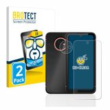 BROTECT - Screenprotector voor Gigaset GX4 / GX4 Pro (Voor+Camera) - Folie Beschermfolie transparant 2 Stuks