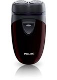 Philips PQ206/18 - Men's Electric Shaver - Rotary - Black/Bordeaux