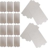 Merkloos Mica Platen - Isolatieplaten Magnetron - Keukenonderhoud - Oliebestendige Barrière - 18 Stuks - Donkergrijs