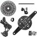 Sram X0 T-type Eagle E-mtb Brose Transmission Axs Groepset Zilver 160 mm 36t / 10-52t