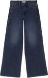 Wrangler World Wide Whirlpool Wide Leg Dames Jeans Denim Blue W28 x L32