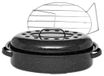 Warmcook cocotte ovale en acier au carbone 33x20cm + grille 6106+2007