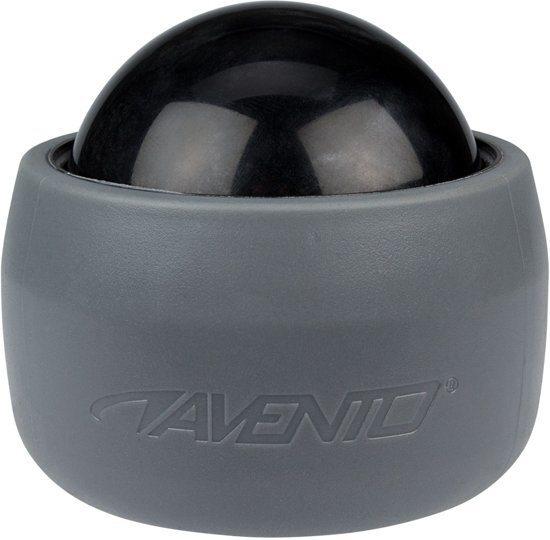 Avento Massagebal in Grip-Cup - Grijs/Zwart