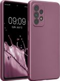 kwmobile metallic telefoonhoesje van TPU - geschikt voor Samsung Galaxy A53 5G - Flexible case voor smartphone - In metallic lila