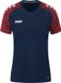 Jako Performance T-Shirt Dames - Rood / Marine | Maat: 38