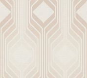 A.S. Création Retro Chic Grafisch Behang - Beige Crème Wit
