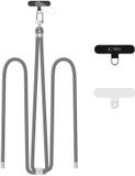 Tech-Protect Crossbodyband Universeel Verstelbaar Touw Grijs/Zilver