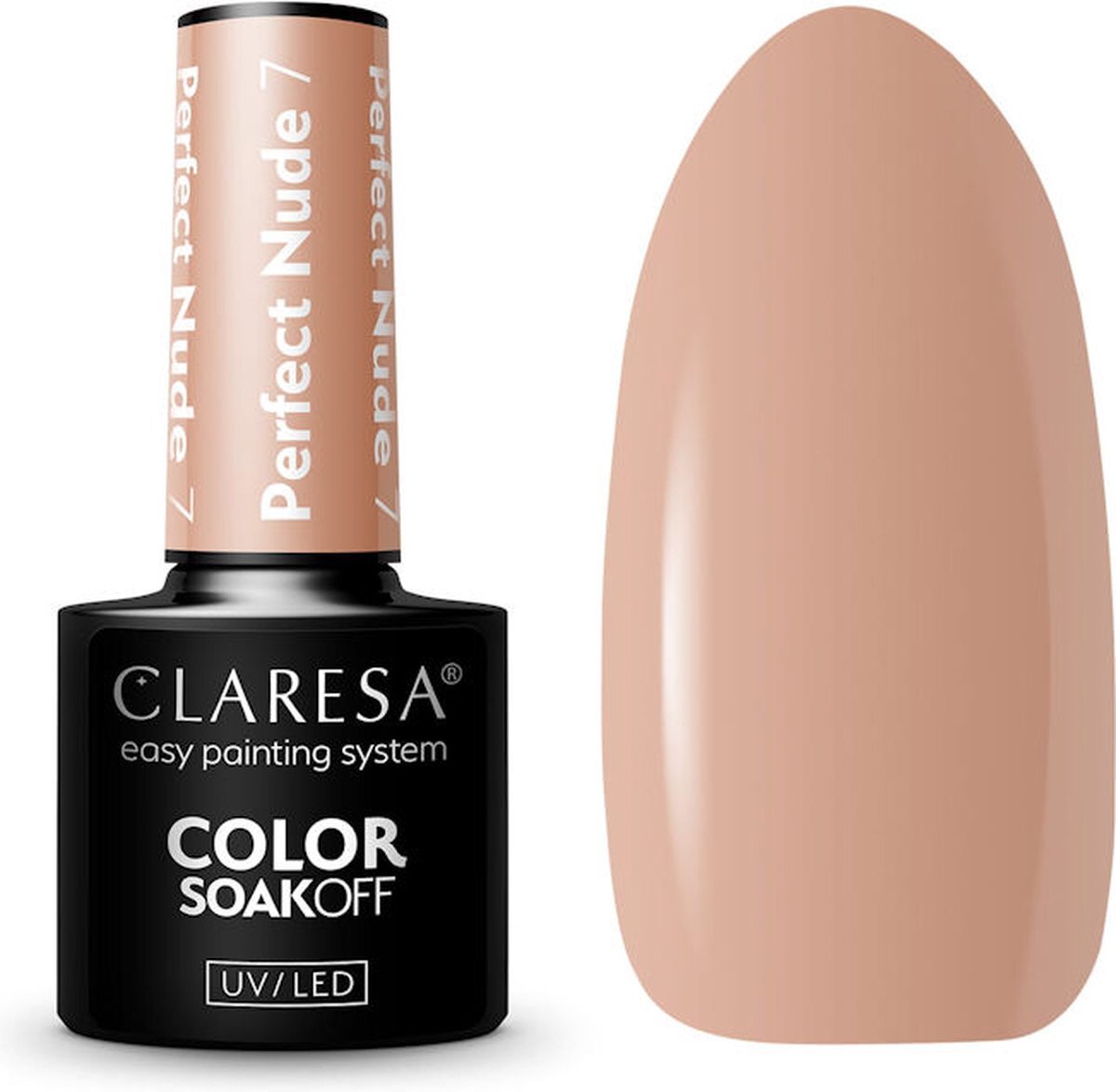 Claresa UV/LED Gellak Perfect Nude #7 – 5ml.