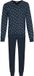 Pastunette Lodge Pyjama Katoen Blauw Maat 3XL