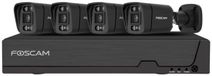 Foscam FNA108E-B4-2T-B Kit Beveiligingscamera Set - 4 Camera's - PoE - 2TB Geheugen - Kleurennachtzicht 20m - 8MP - Zwart