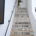 WALPLUS WFS045-Zwart en Wit Vintage Trappen Stickers, Gemengd, 100CMX18CMX0.02CM